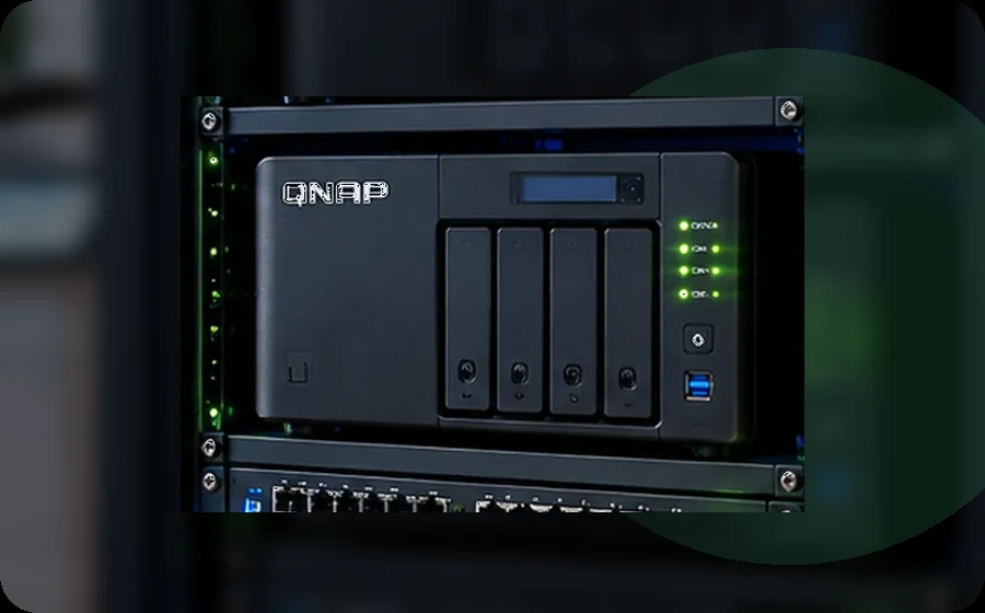 NAS QNAP professionnel au format tour